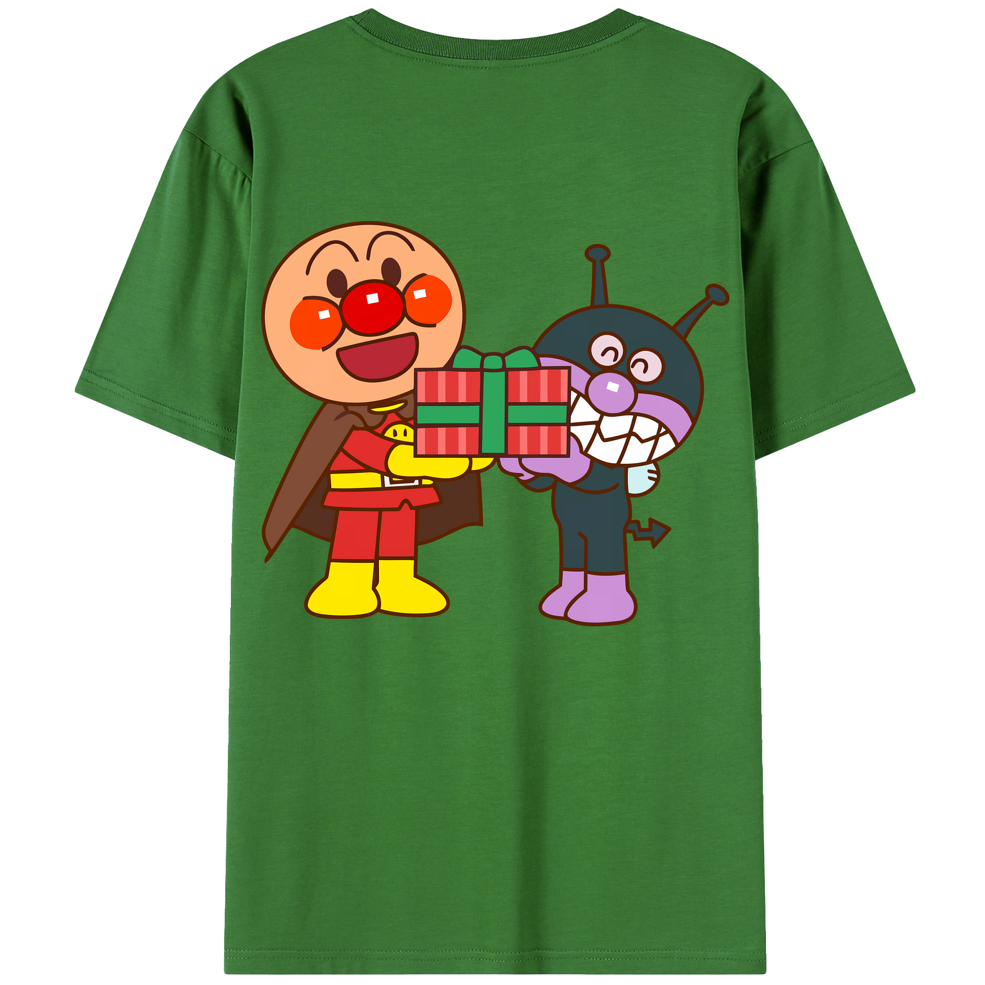 （画像用） アンパンマン Anpanman レディース半袖Tシャツ(バックプリント)